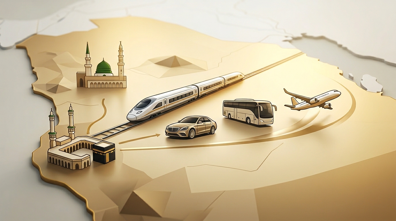 Mekke ve Medine'ye Ulaşım 2026: Tren, Uçak ve Otobüs