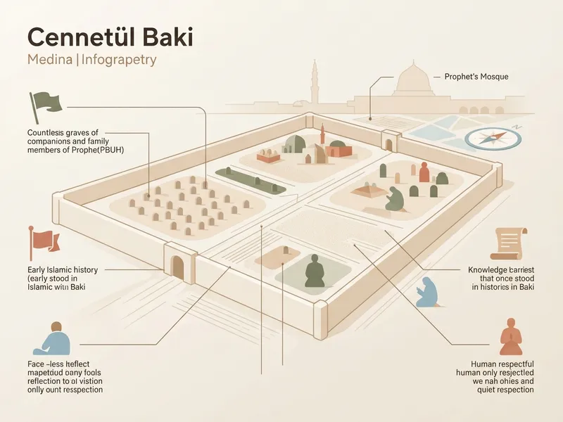 Cennetül Baki Ziyaret Rehberi 2026 — Medine'nin Kutsal Kabristanlığı özet görseli