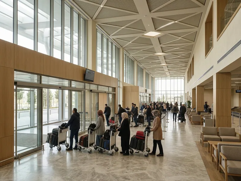 Cidde havalimanı yeni ana terminal yolcu salonu fotoğrafı