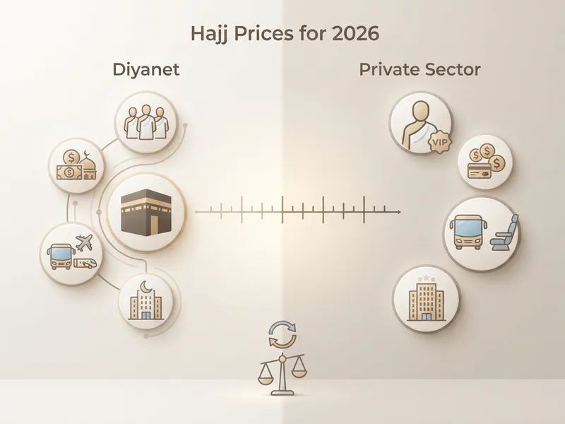 Hac Fiyatları 2026: Diyanet ve Özel Sektör Kapsamlı Fiyat Rehberi özet görseli