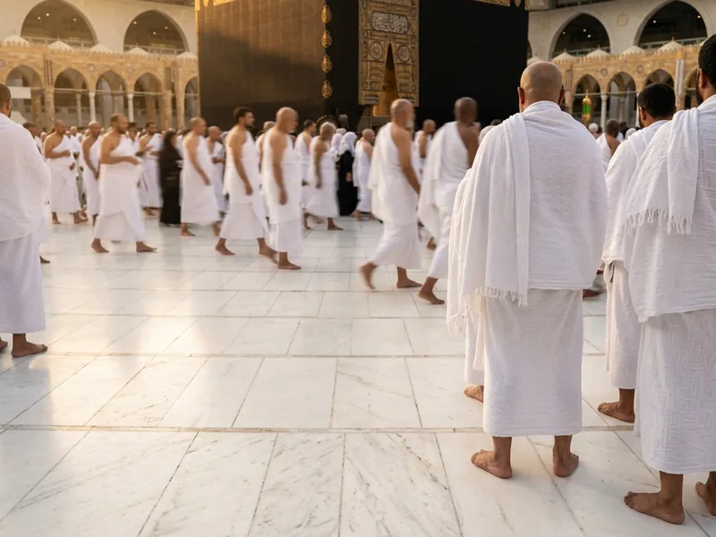 Hac ve umre rükünleri karşılaştırma görseli