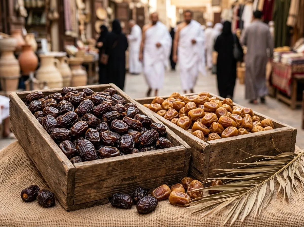 Medine hurma çarşısı görseli