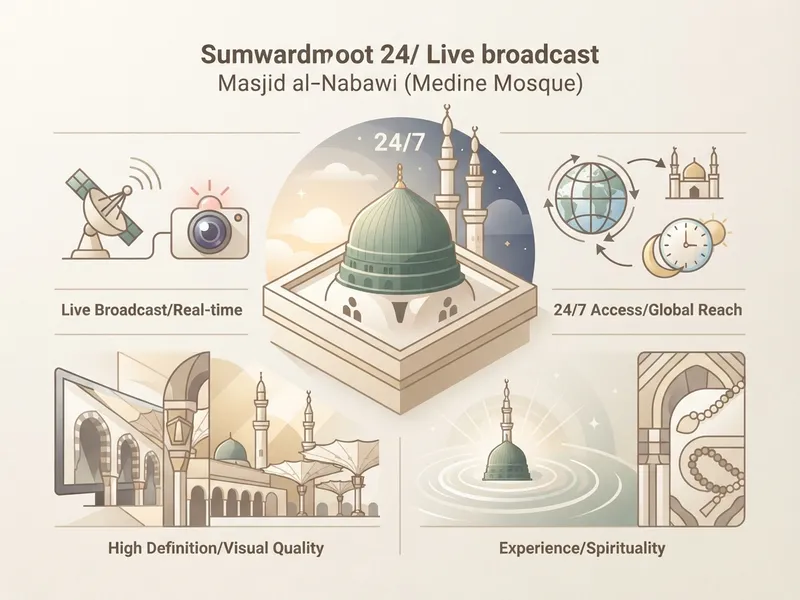 Medine Camii Canlı Yayın - Mescid-i Nebevi 7/24 İzle 2026 özet görseli