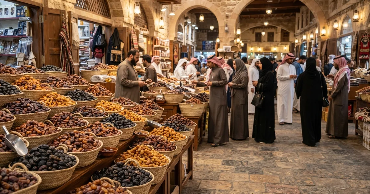 Medine Hurma Pazarı — Hurma Alışveriş Rehberi (Çeşit, Seçim, Taşıma)