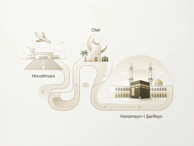 Mekke Yol Tarifi 2026: Havalimanı, Otel ve Harem Rotaları özet görseli