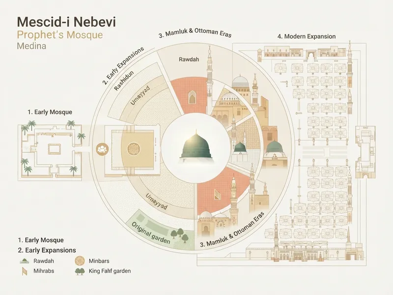 Mescid-i Nebevi 2026: Peygamberimizin Mescidi ve Tarihi özet görseli