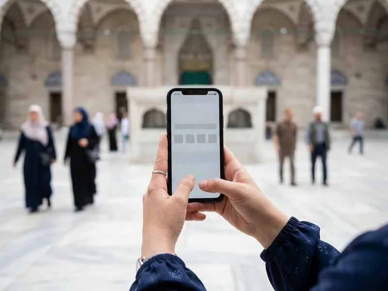 Nusuk uygulaması üzerinden ravza randevusu alan bir ziyaretçinin telefon ekranı