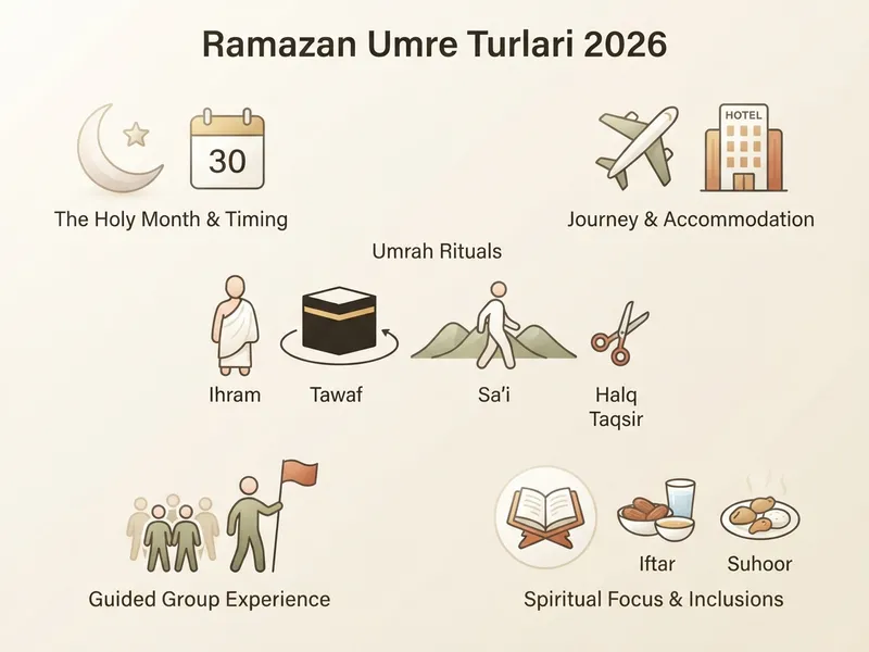 Ramazan Umre Turları 2026: Kutsal Ayda Umre Yapmanın Rehberi özet görseli
