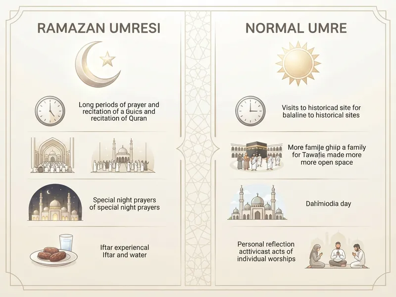 Ramazan Umresi mi Normal Umre mi 2026: Karşılaştırmalı Rehber özet görseli