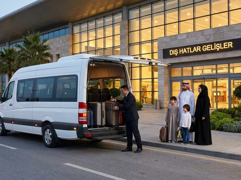 Suudi Arabistan'a varış sonrası özel transfer ile otele geçiş