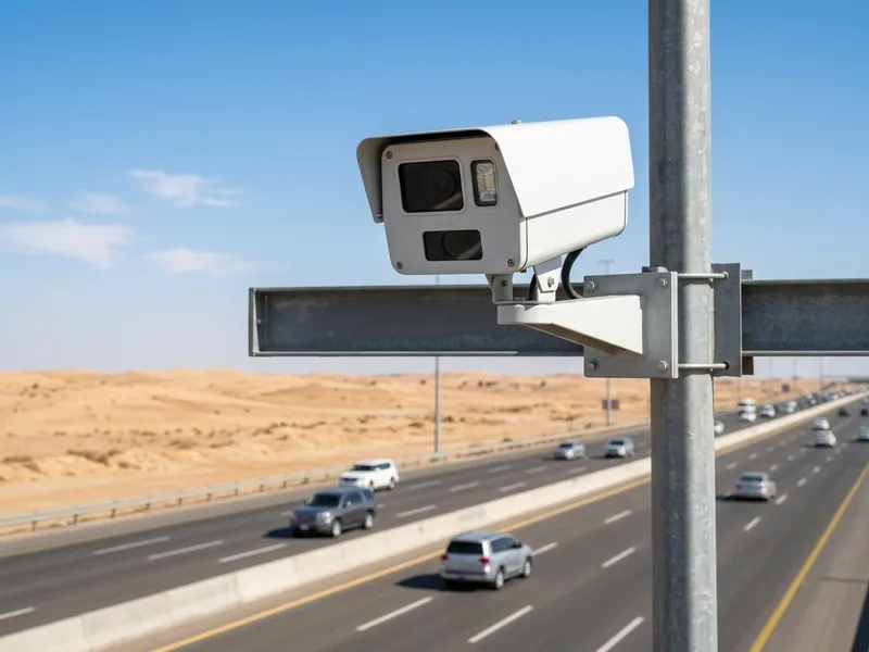 Saher radar sistemi ve yol kamerası görünümü — otomatik trafik denetimi