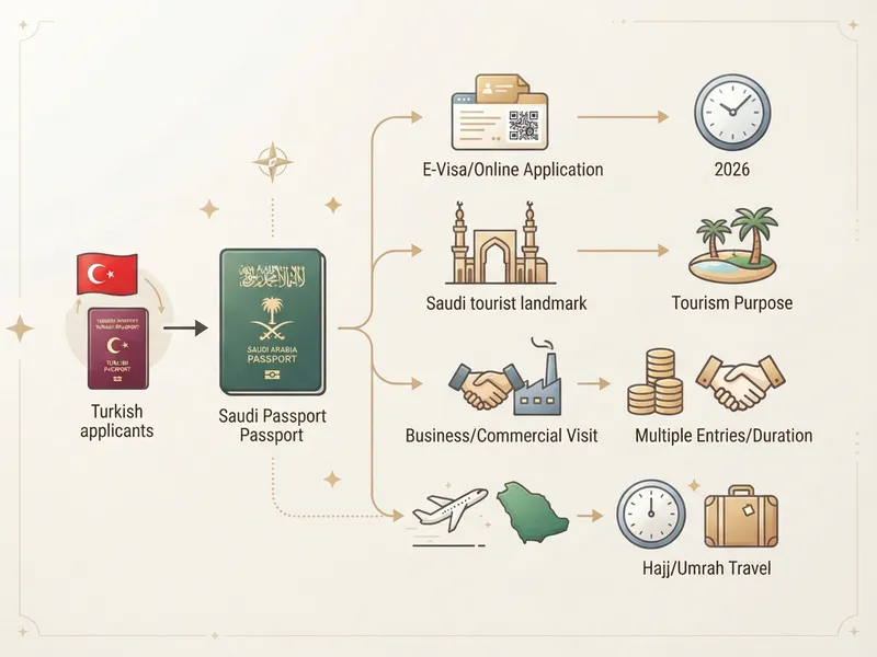 Suudi Arabistan Vizesi 2026: Türkler İçin Başvuru Rehberi özet görseli