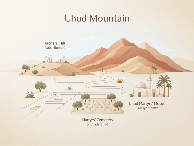 Uhud Dağı Ziyareti - Uhud Savaşı ve Şehitliği Rehberi 2026 özet görseli