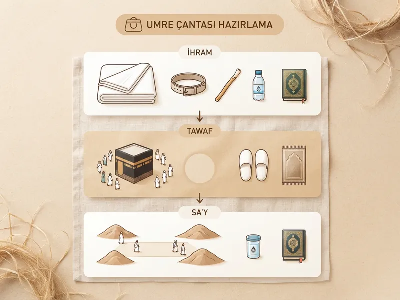 Umre Çantası Hazırlama 2026: Eksiksiz Bavul Listesi ilgili görseli