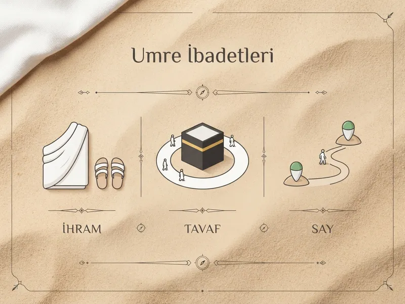 Umre İbadetleri - Adım Adım Umre Yapılışı ve Duaları 2026 ilgili görseli