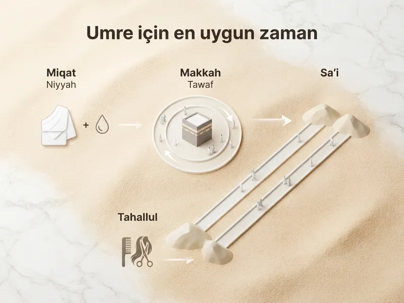 Umre İçin En Uygun Zaman 2026: Hava, Kalabalık ve Fiyat Karşılaştırması ilgili görseli