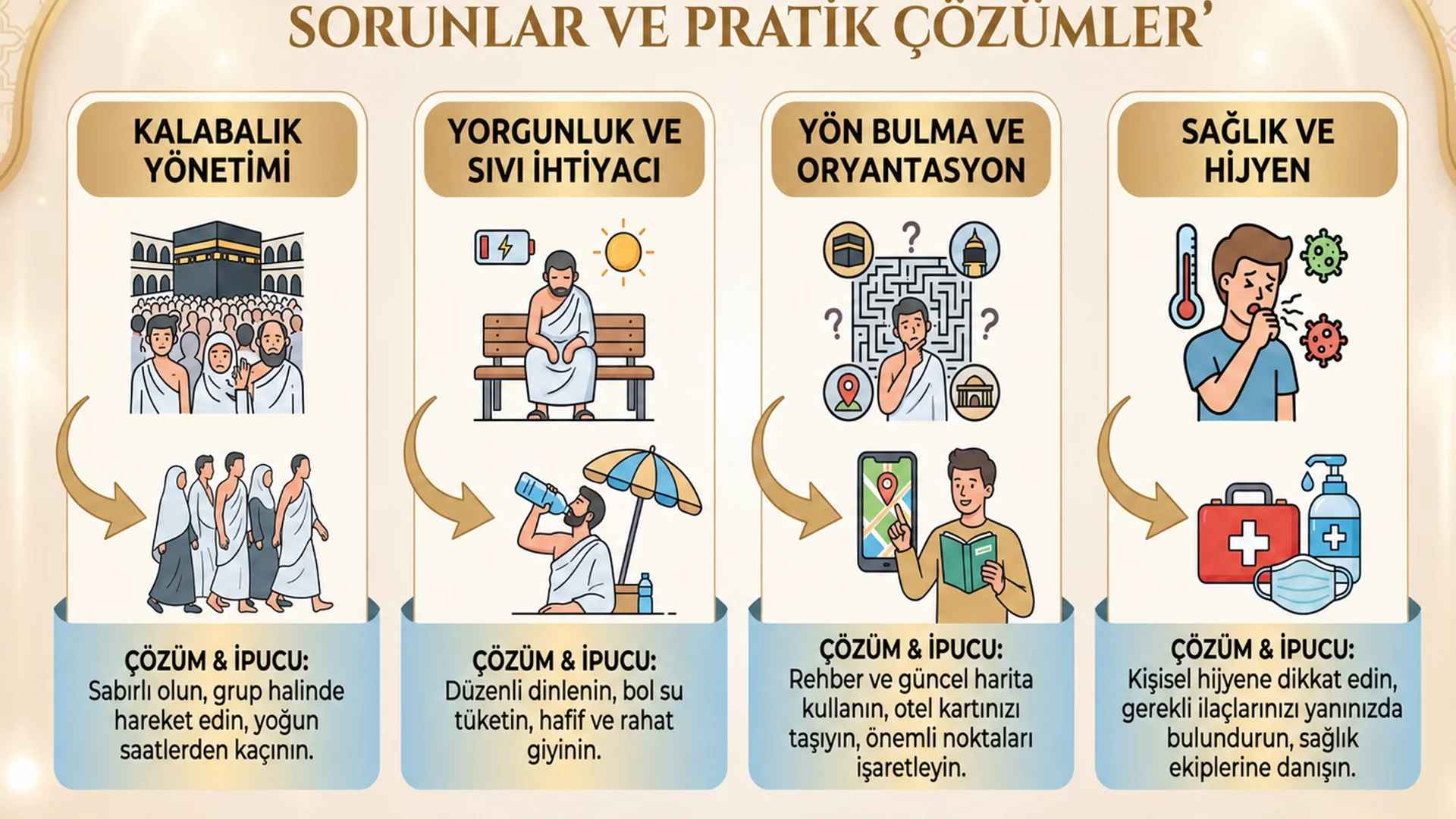 Umre Şikayetler ve Çözümler: Yaygın Sorunlara Pratik Çözümler