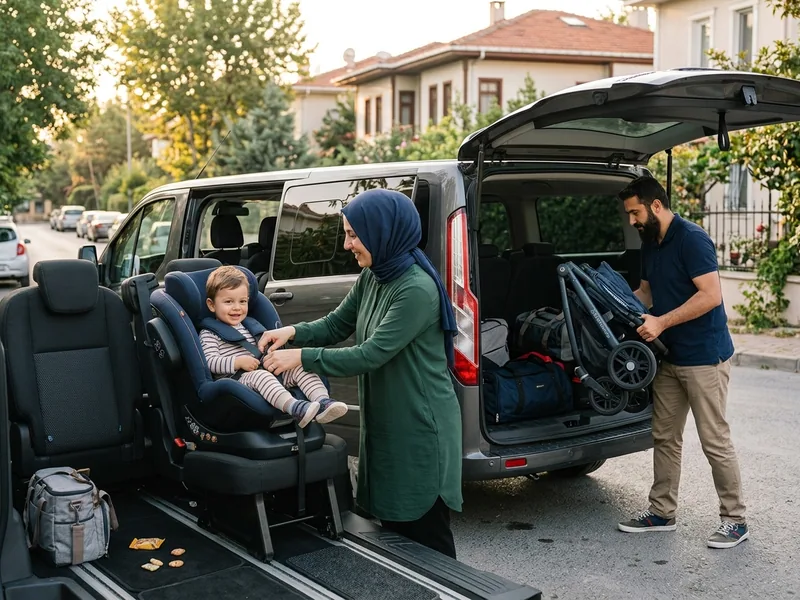 Umre transfer bebek koltuğu aile yolculuğu planlama özeti