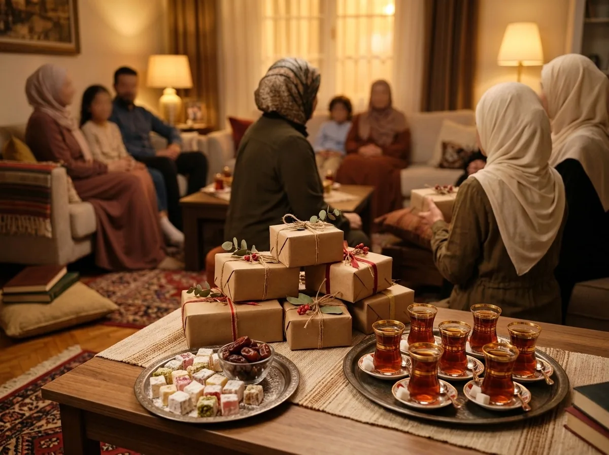 Umre dönüşü hediye sofrası