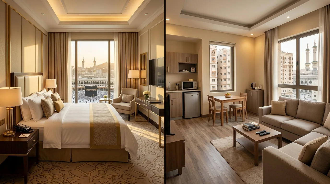 Umre'de Kiralık Daire Mi Otel Mi? 2026 Karşılaştırma Rehberi