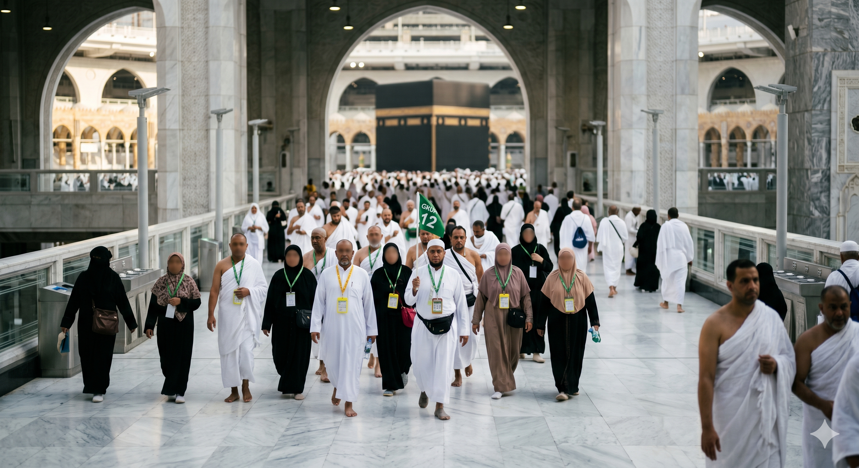Umre turu grup fotoğrafı