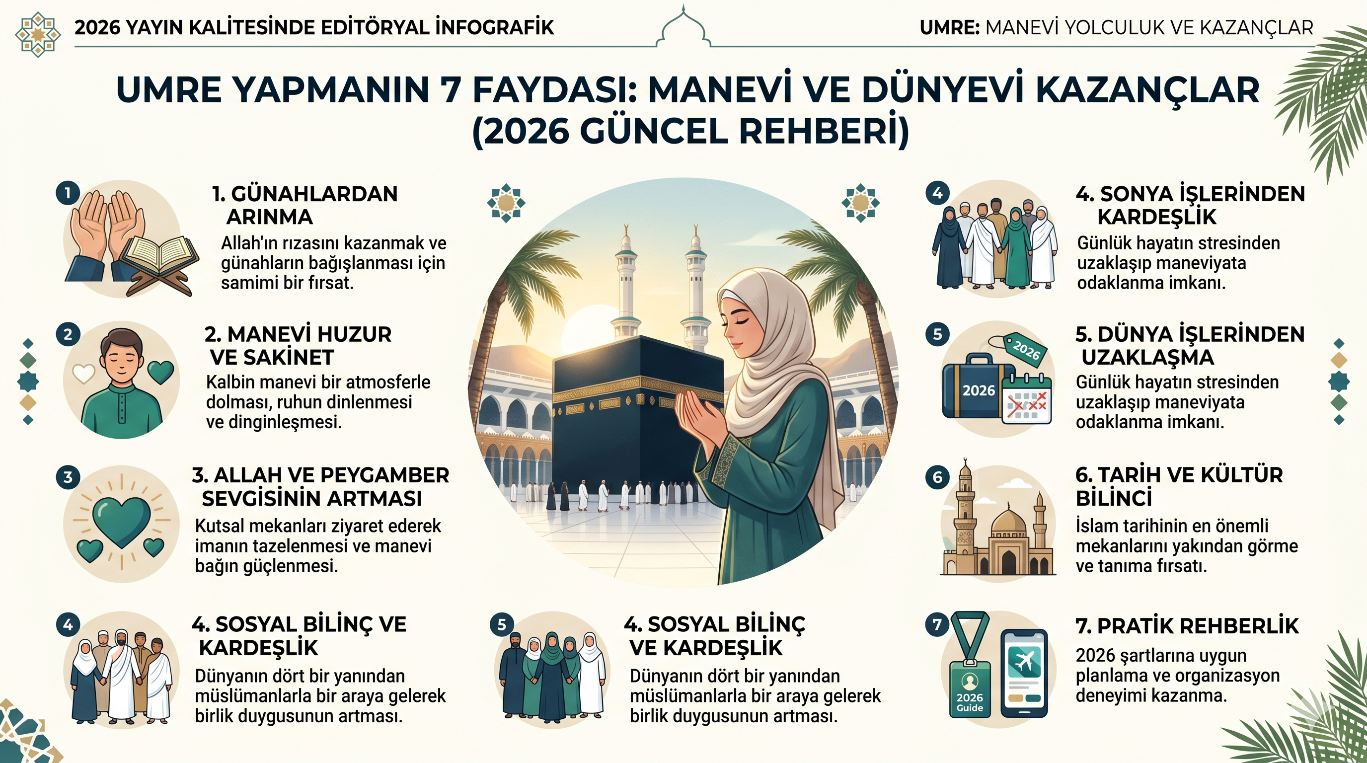 Umre Yapmanın 7 Faydası — Manevi ve Dünyevi Kazanclar